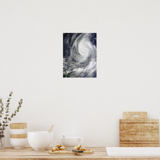 台風2号 ポスター (キッチン)