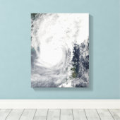 台風3号 キャンバスプリント (インサイチュ (ウッドフロア))