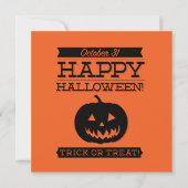 台風9号 招待状 (正面)