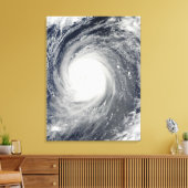 台風Choi-wan南日本，太平洋海 キャンバスプリント (インサイチュ (リビング))
