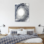 台風Choi-wan南日本，太平洋海 キャンバスプリント (インサイチュ (寝室))