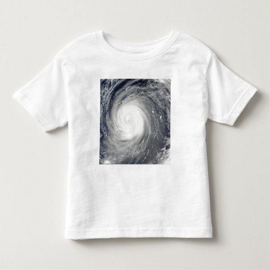 台風Choi-wan南日本，太平洋海 トドラーTシャツ (正面)