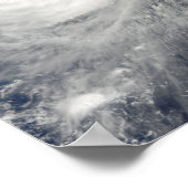 台風Choi-wan南日本,太平洋海 ポスター (角)