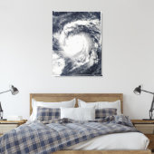 台風Nidaの太平洋海 キャンバスプリント (インサイチュ (寝室))