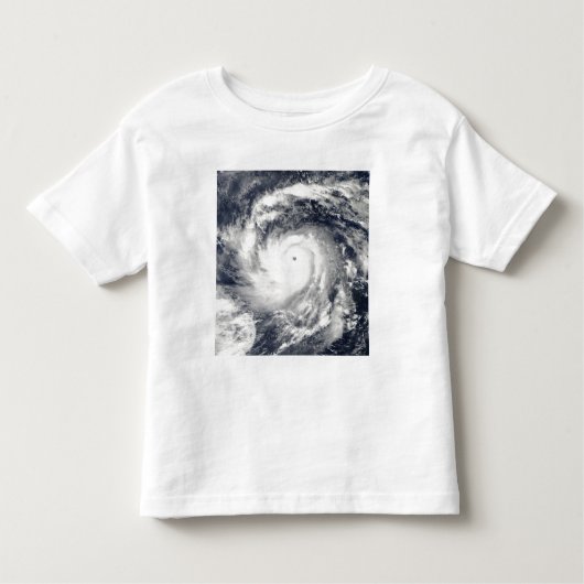 台風Nidaの太平洋海 トドラーTシャツ (正面)