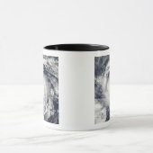 台風Nidaの太平洋海 マグカップ (中央)