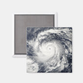 台風Nidaの太平洋海 マグネット (正面/裏面)