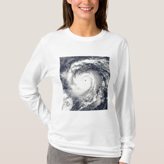 台風Nidaの太平洋海 Tシャツ (正面)