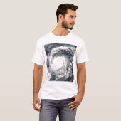 台風Nidaの太平洋海 Tシャツ (正面フル)