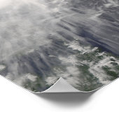 台風NURIがフィリピン諸島に接近 ポスター (角)