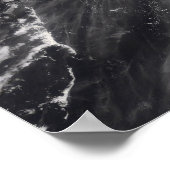 台風NURI接近中国 ポスター (角)