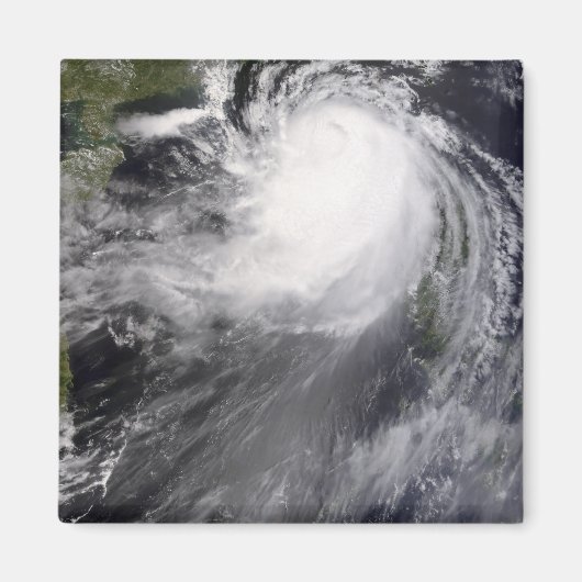 台風NURI接近中国 マグネット (正面)