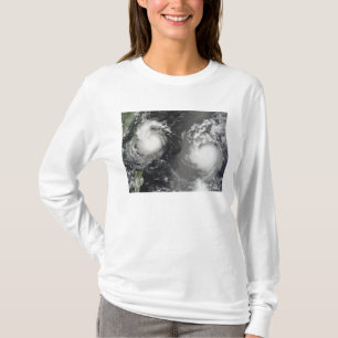 台風Saomaiおよび熱帯嵐Bopha Tシャツ