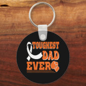 史上最もパパ性の高い白血病がん認識度 キーホルダー (正面)