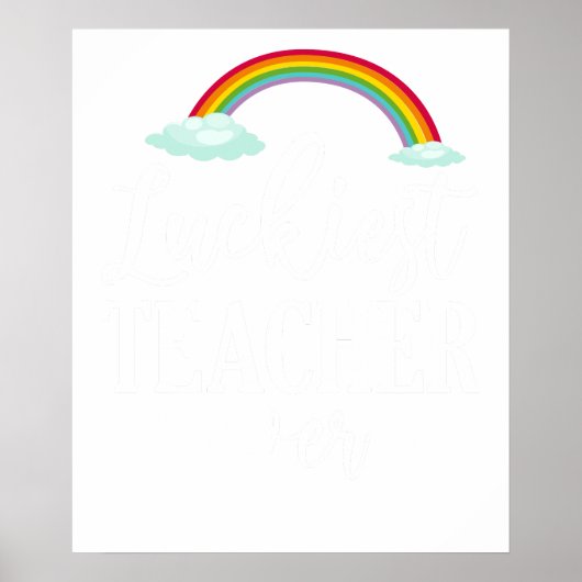 史上最も幸運な教師、レトロ、ヴィンテージ ポスター (正面)