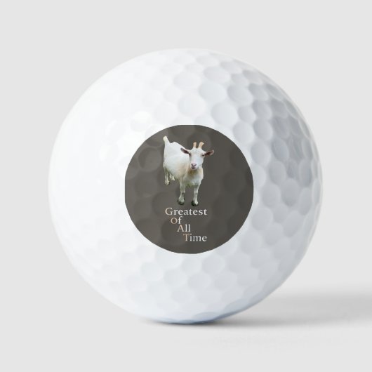 史上最強 GOAT ゴルフボール (正面)