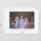 史上最悪のおもしろい皮肉なクリスマス写真 シーズンカード (裏面)