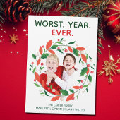 史上最悪のクリスマスのダークユーモア磁気カード