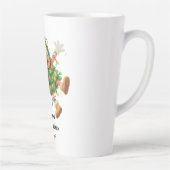 史上最悪のクリスマス!面白いサラミ カフェラテマグ (右)