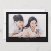 史上最悪の暗いユーモアのクリスマスフォトおもしろいー シーズンカード (裏面)