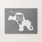 史上最悪の白象の贈り物おもしろい ジグソーパズル (横)