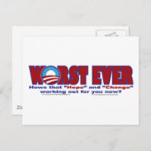 史上最悪の ポストカード (正面/裏面)