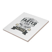 史上最高におならが好きなパパ Funny Father Tシャツデザイン_1 タイル (側面)