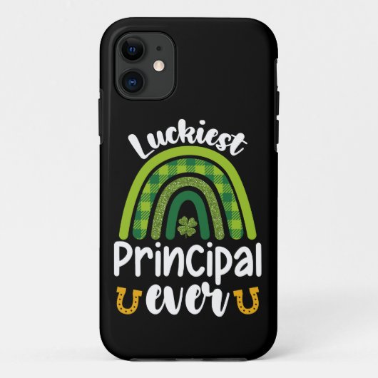 史上最高にラッキーな校長 セントパトリックデー 学校 Case-Mate iPhoneケース (裏面)