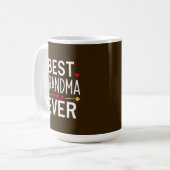 史上最高のおばあちゃん コーヒーマグカップ (正面左)