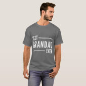 史上最高のじいじへのギフト Tシャツ (正面フル)
