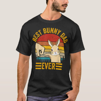 史上最高のウサギのパパ ウサギ好き お父さん ペット Tシャツ