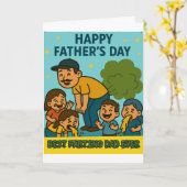 史上最高のオナラパパ カード (黄色い花)