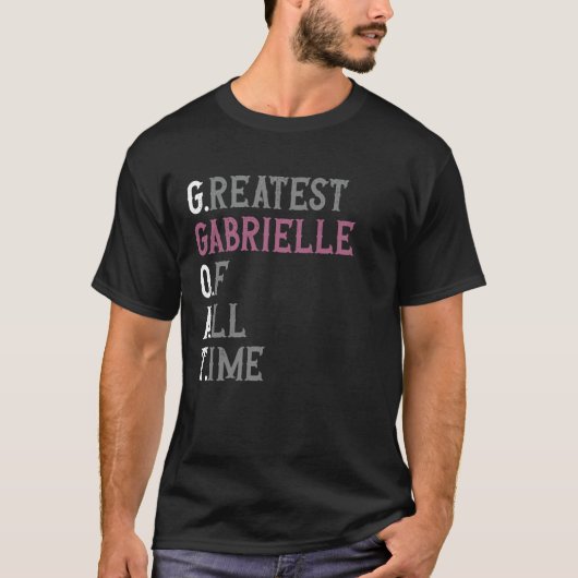 史上最高のガブリエル GOAT ガブリエル Tシャツ (正面)