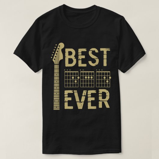 史上最高のギタリストデザイン Tシャツ (デザイン正面)