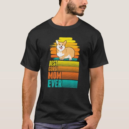 史上最高のコーギーママ 1 Tシャツ (正面)