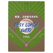 史上最高のコーチ クリップボード (裏面)