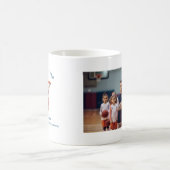 史上最高のコーチ |バスケットボールコーチフォト コーヒーマグカップ (中央)