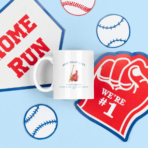 史上最高のコーチ 野球コーチフォト コーヒーマグカップ