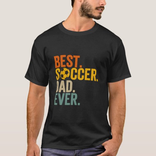 史上最高のサッカー父さん Tシャツ (正面)