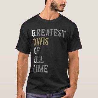 史上最高のデイビス GOAT デイビス Tシャツ
