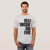 史上最高のトラック運転手お父さん Tシャツ (正面フル)