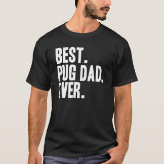 史上最高のパグパパ ペット ドッグ Tシャツ