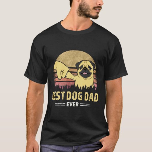 史上最高のパグ飼い主デザインギフトのアイデア 犬好きのための8 Tシャツ (正面)