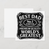 史上最高のパパ シーズンカード (正面/裏面)