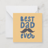 史上最高のパパ ノートカード (正面)