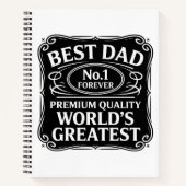 史上最高のパパ ノートブック (正面)