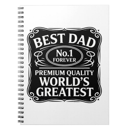 史上最高のパパ ノートブック (正面)