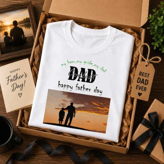 史上最高のパパ レトロ サンセット 父の日 Tシャツ