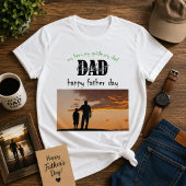 史上最高のパパ レトロ サンセット 父の日 Tシャツ