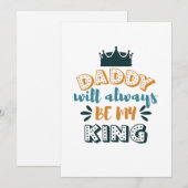 史上最高のパパ 招待状 (正面/裏面)